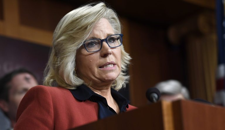 Rep. Liz Cheney, R-Wyo., speaks during a news conference on Capitol Hill in Washington, Wednesday, March 6, 2019. 