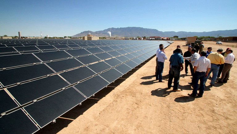Renewables, including solar, wind, and hydropower, provided more power than coal for the first time last year.