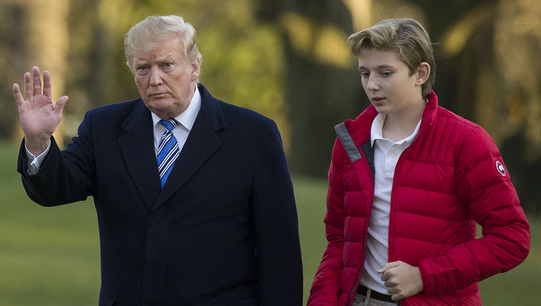 Trump reveals how son Barron is dealing with coronavirus social distancing