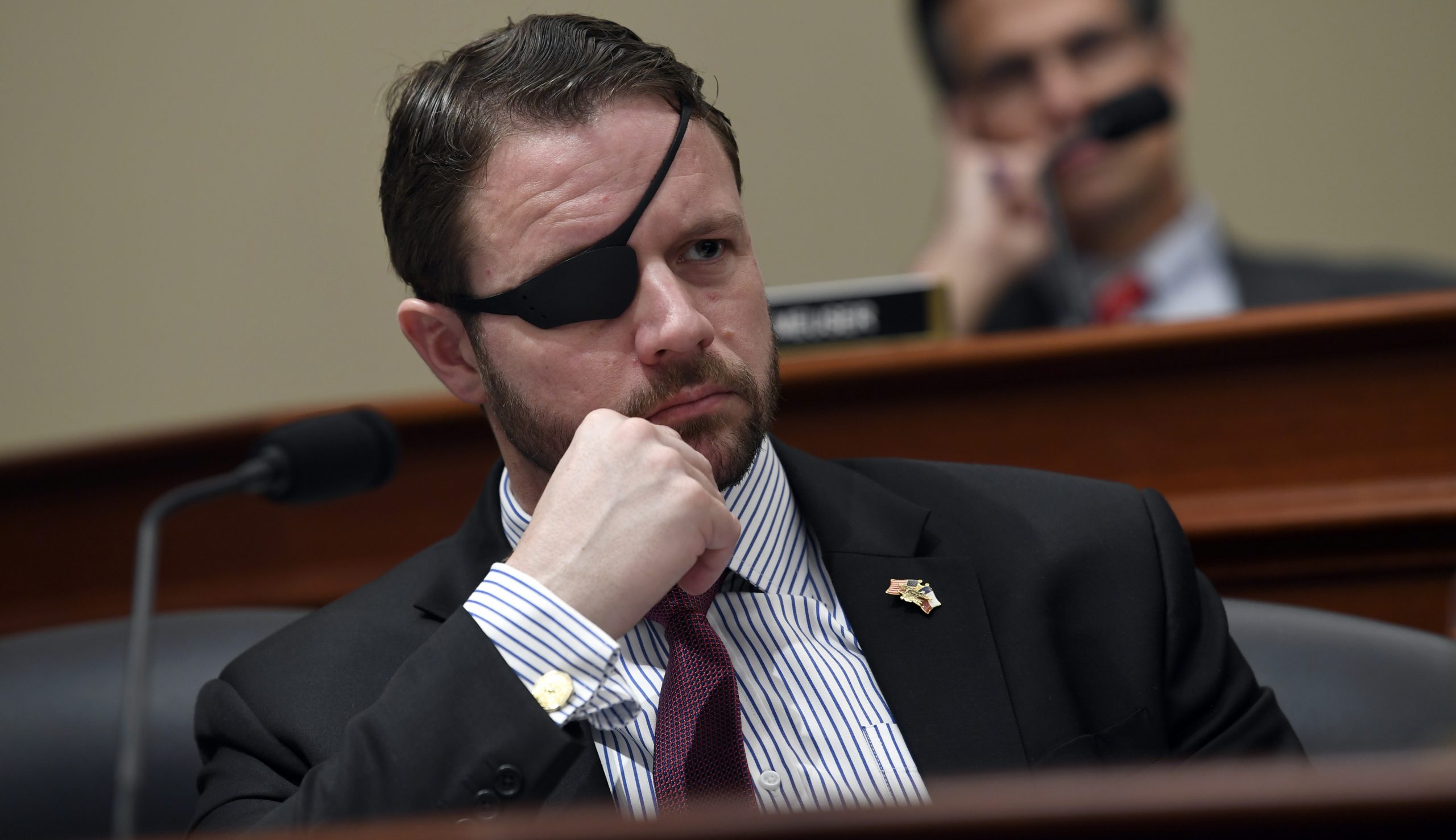 Dan Crenshaw heckled outside Capitol by right-wing comedian who catcalled AOC