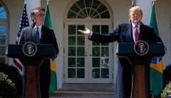 ‘From the heart’: Bolsonaro endorses Trump’s reelection bid