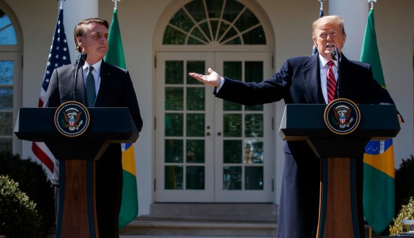Trump suggests bringing Brazil into NATO