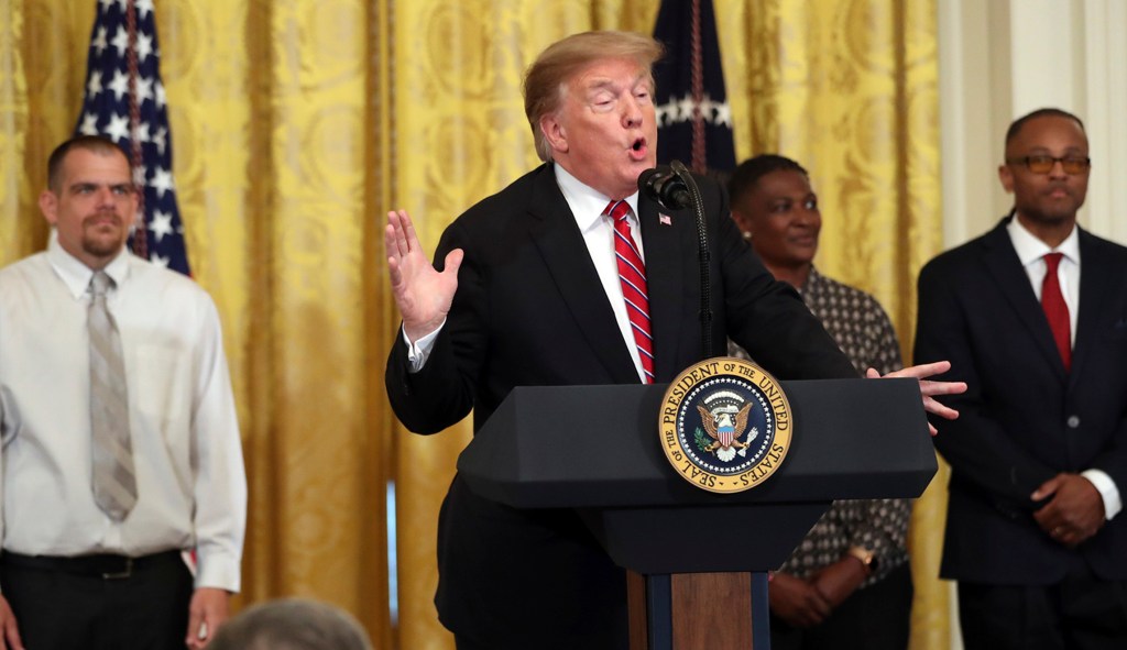 Trump announces Second Step Act to help ex-prisoners find work