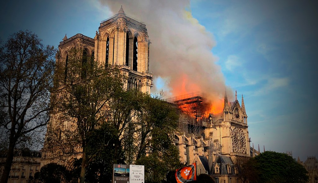 Notre Dame, Edmund Burke, and the sublime