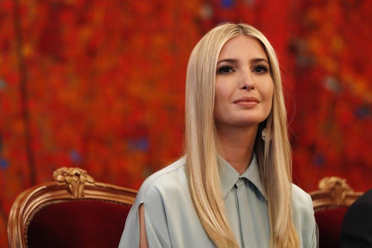 White House senior adviser Ivanka Trump attends a ceremony.
