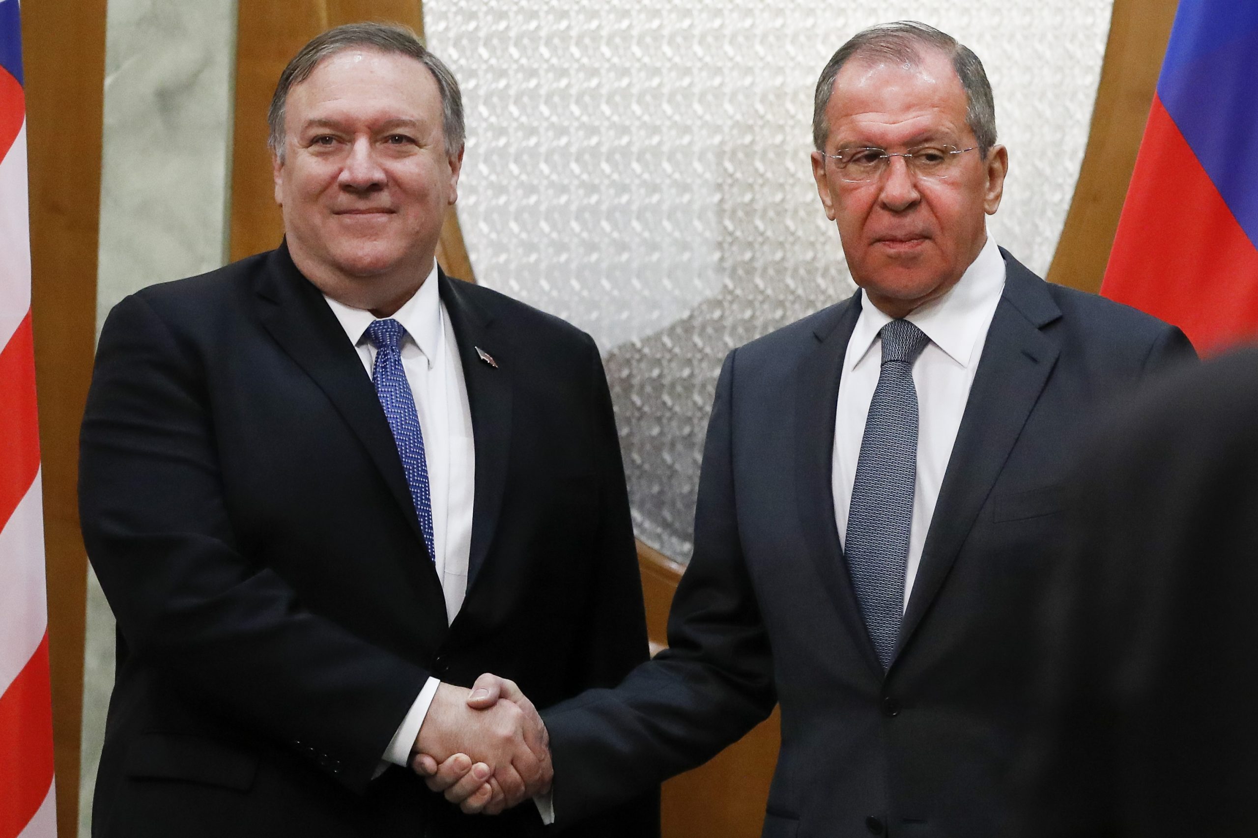 Pompeo jousts with Russian diplomat on election interference in post-Mueller meeting