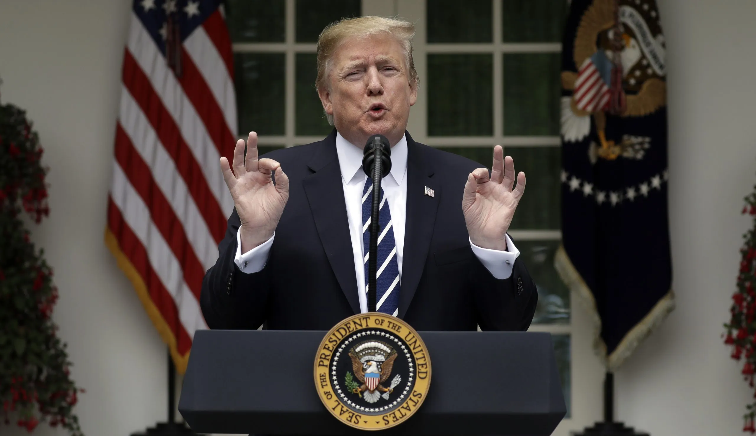 Trump busts up White House infrastructure meeting with Democrats, angered by investigations