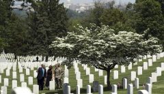 President Trump and Melania visit Arlington National Cemetery