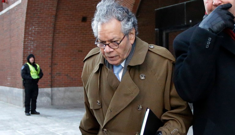 In this Jan. 30, 2019, file photo, Insys Therapeutics founder John Kapoor leaves federal court in Boston.
