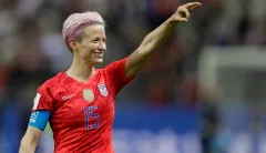 US soccer star Megan Rapinoe refuses to sing the national anthem
