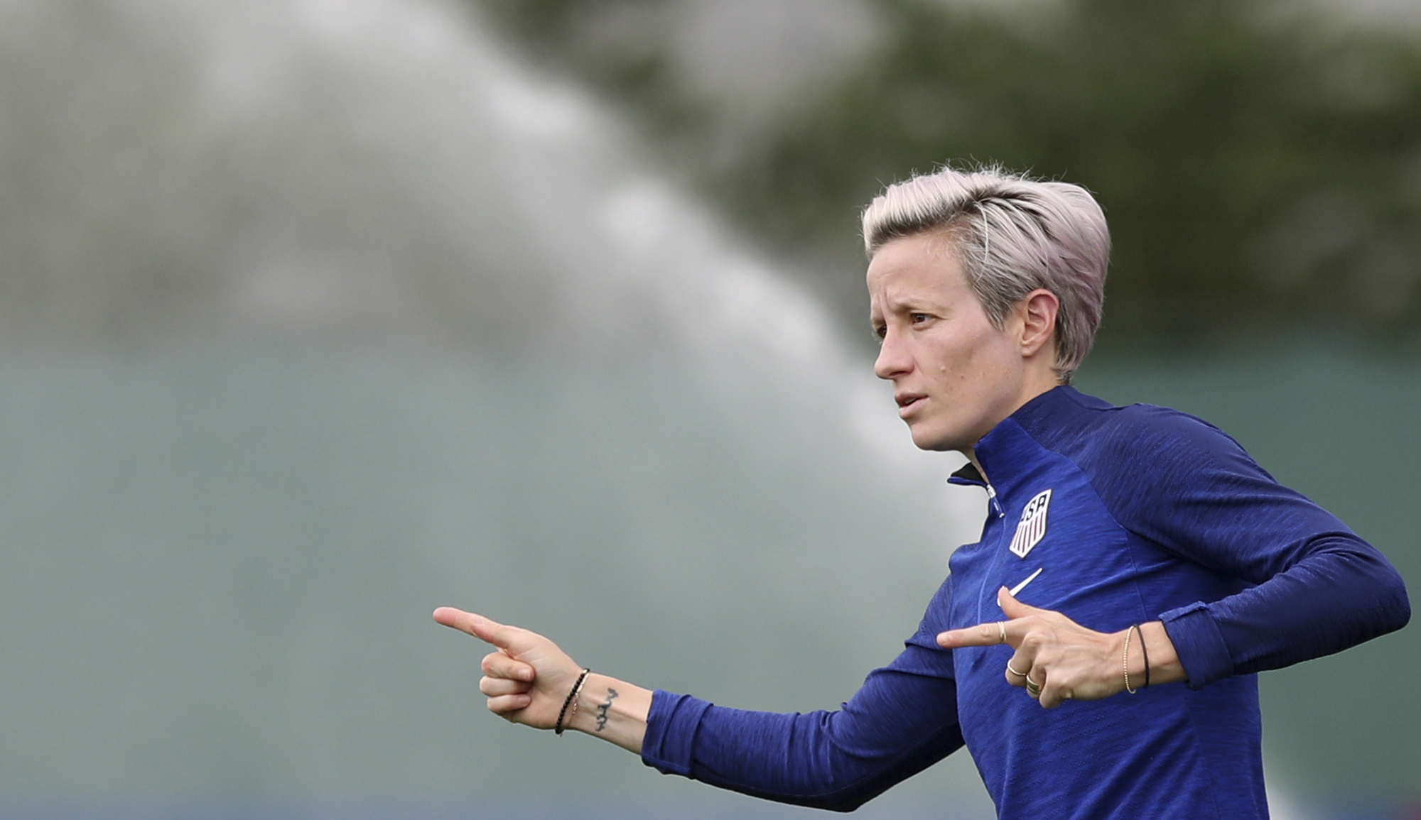 Megan Rapinoe: ‘I feel very fortunate to be in this country’