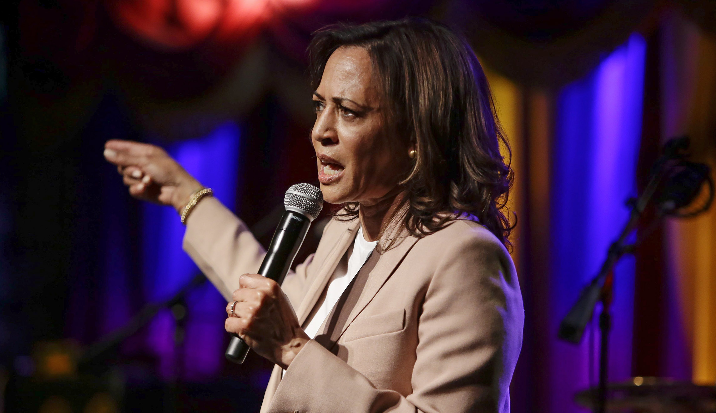 Kamala Harris: Trump has ‘preoccupation with size’ and no capacity for empathy
