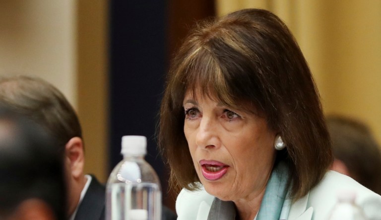 Rep. Jackie Speier, D-California, appears at a hearing.