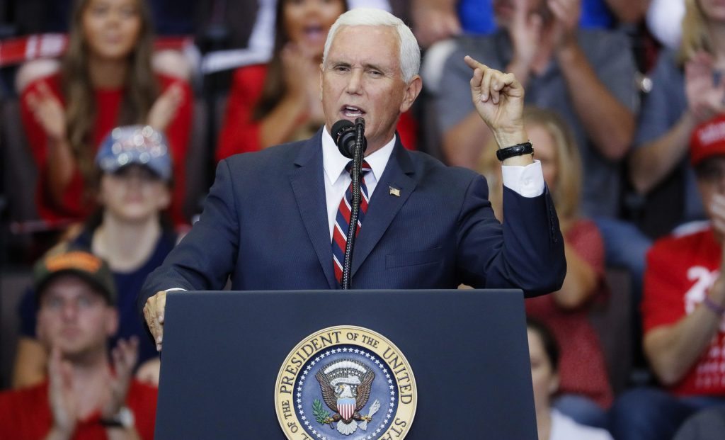 Pence marshaling conservatives for 2020 Trump reelection