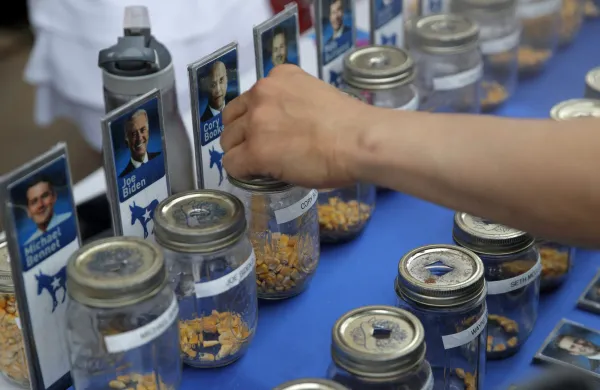 Iowa State Fair’s ‘Cast Your Kernel’ poll ends with closest split in poll history