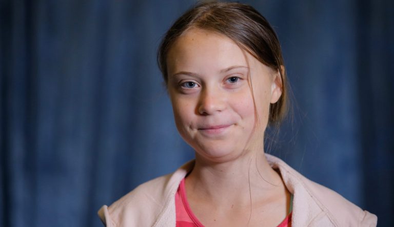 Swedish environmental activist Greta Thunberg, attends an interview with AP before the Climate Strike, at City Hall, Friday, Sept. 20, 2019 in New York.Â Â 