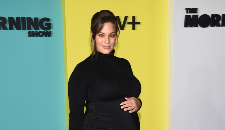 Ashley Graham attends the world premiere of Apple's "The Morning Show" at David Geffen Hall on Monday, Oct. 28, 2019, in New York.