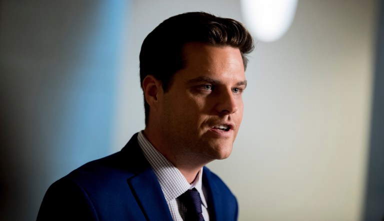 Matt Gaetz calls for jail time for woman who threw drink at him: ‘My staff deserves to be safe’