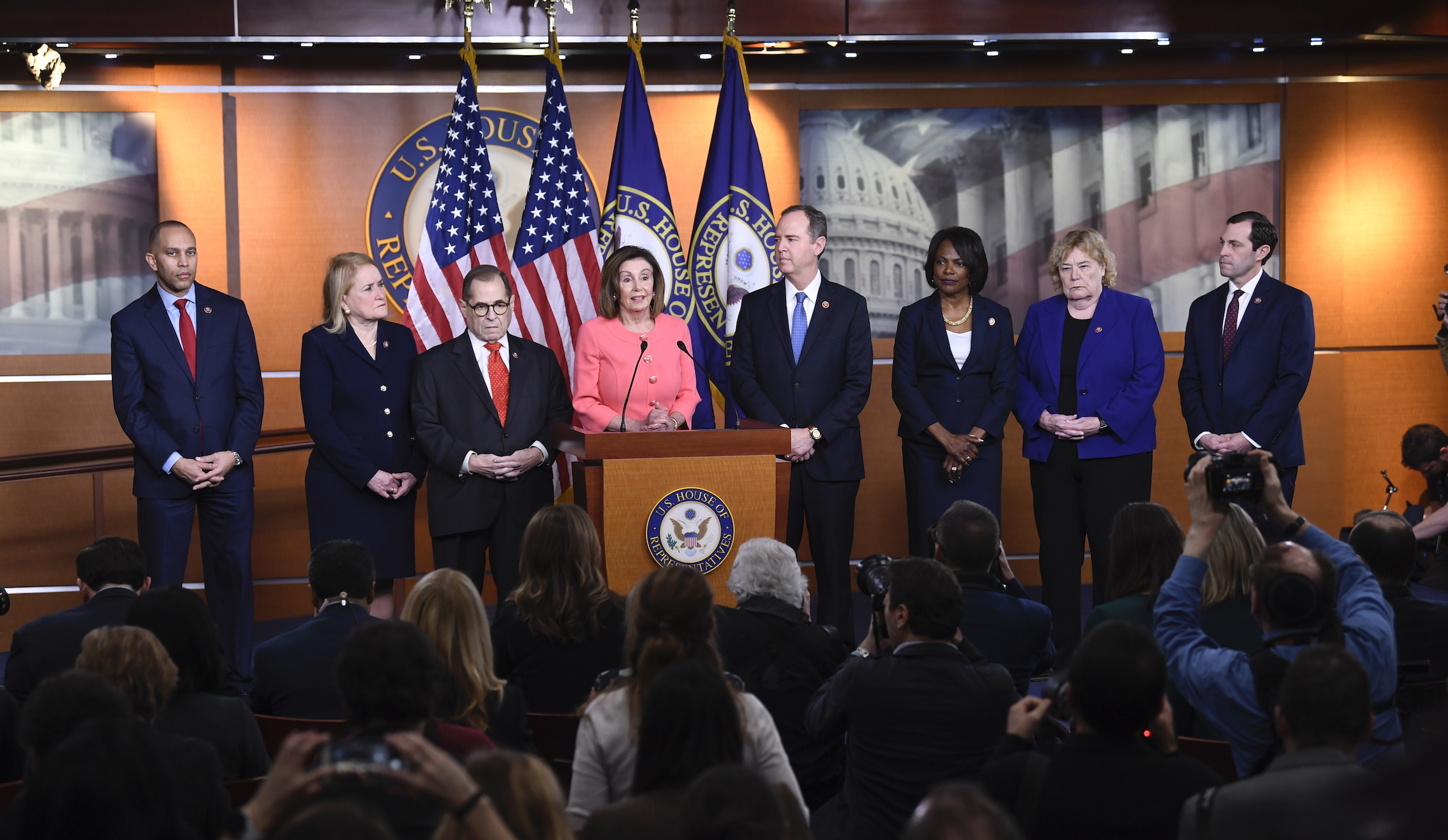 House Democrats deliver impeachment articles to the Senate