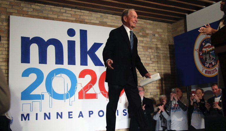 Bloomberg filing offers glimpse into finances and over $200 million spent on campaign in five weeks