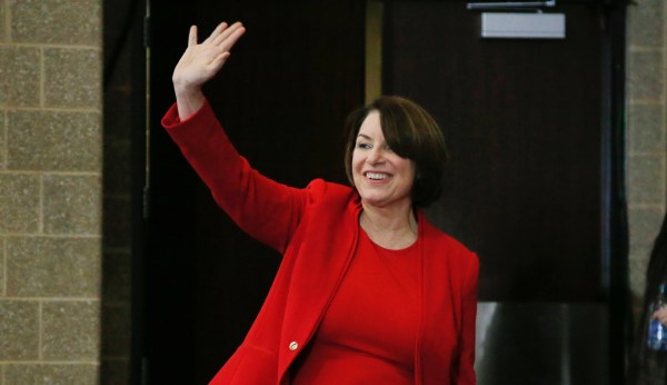 Klobuchar joins Biden in saying she’d be ‘concerned’ with a socialist candidate