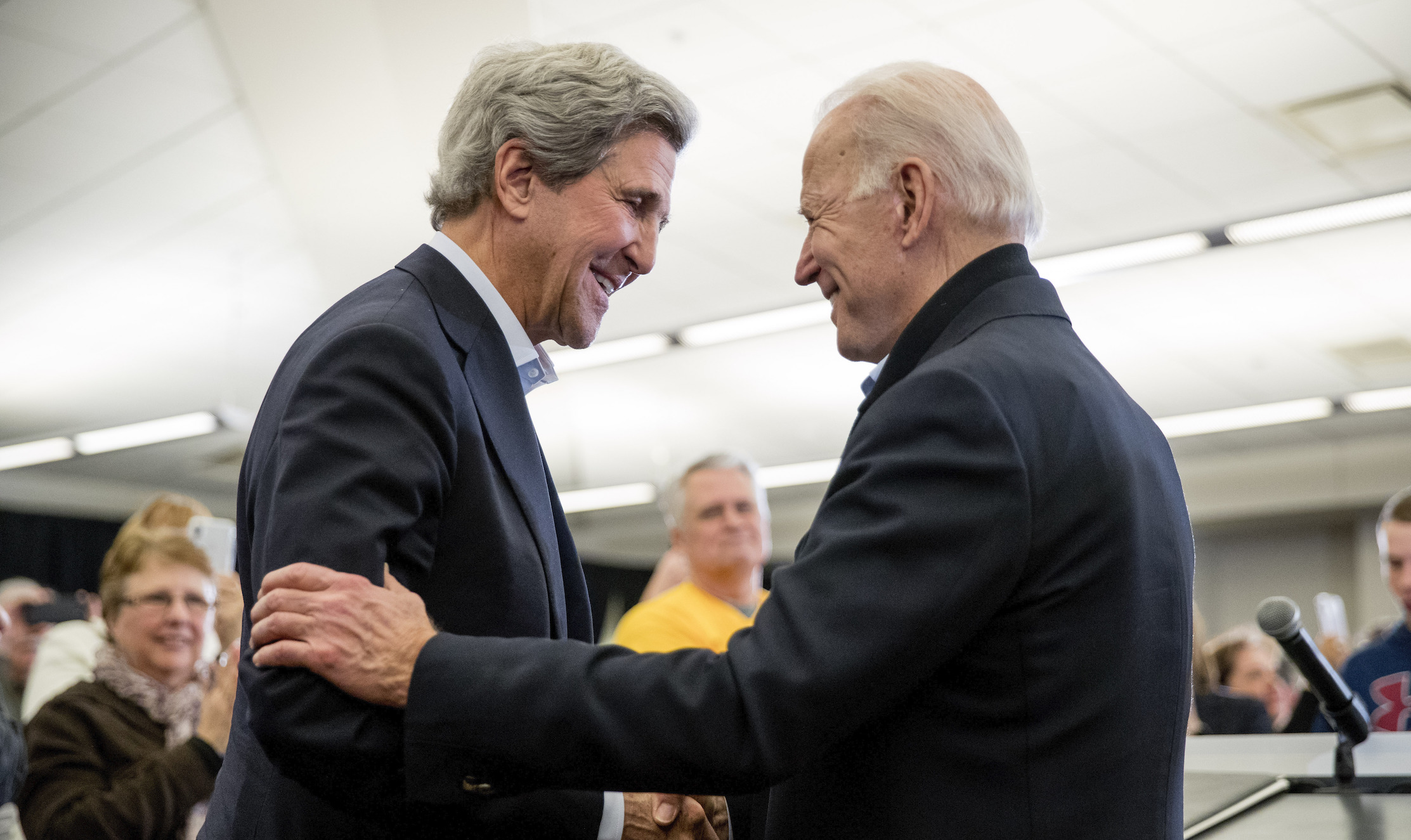 Joe Biden wanted to road trip with Obama. Instead, he gets Kerry