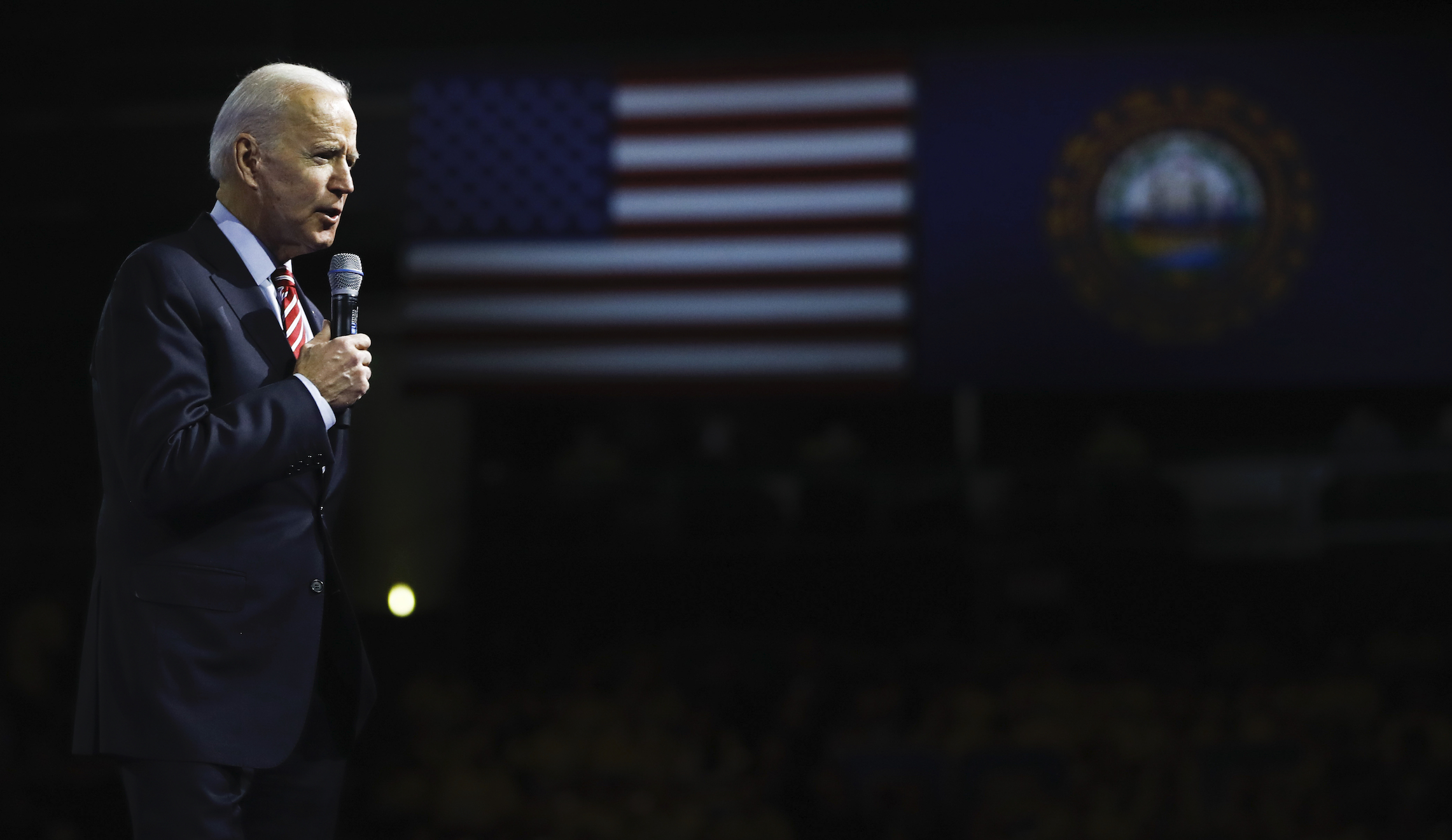 Biden pressed by voter in New Hampshire with ‘mean’ electability question
