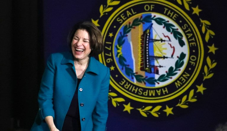 Klobuchar steps over Biden and Warren for delegates in New Hampshire