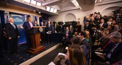 Trump says to avoid groups of more than 10 to blunt pandemic