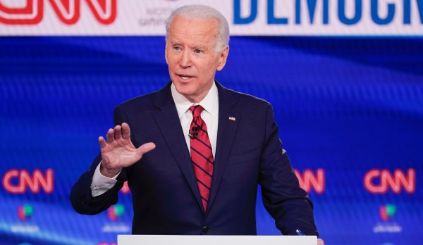 Biden tries to win White House by simply not being Trump