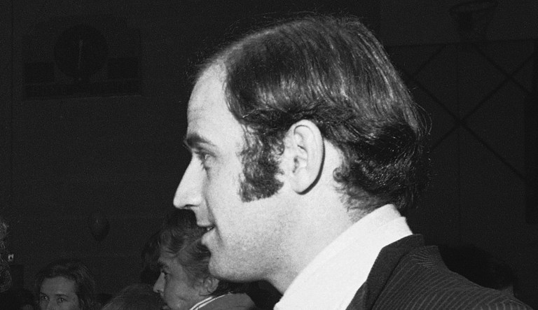 Sen. Joseph Biden, D-Del., appears at an event in 1974.