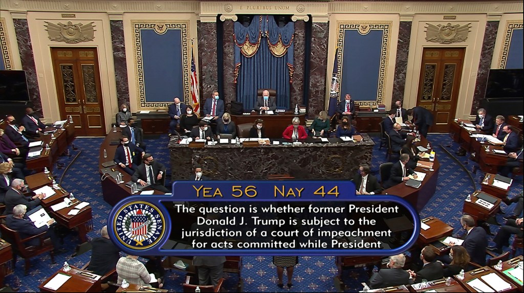 Impeachment lawyers’ arguments change mind of one GOP senator