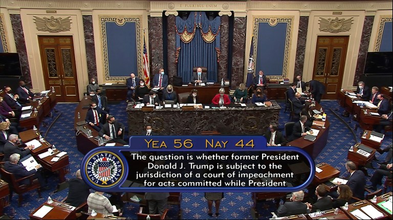 Impeachment lawyers’ arguments change mind of one GOP senator