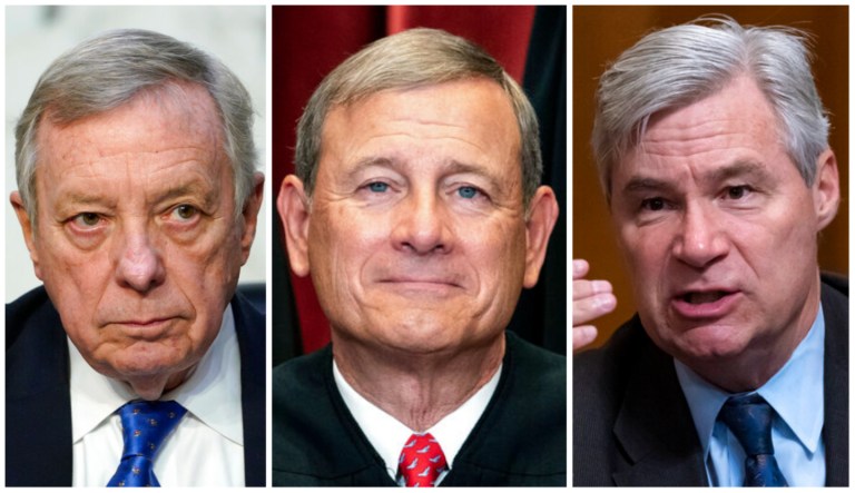 Durbin tells Roberts to embrace Supreme Court ethics code in private meeting: Reports