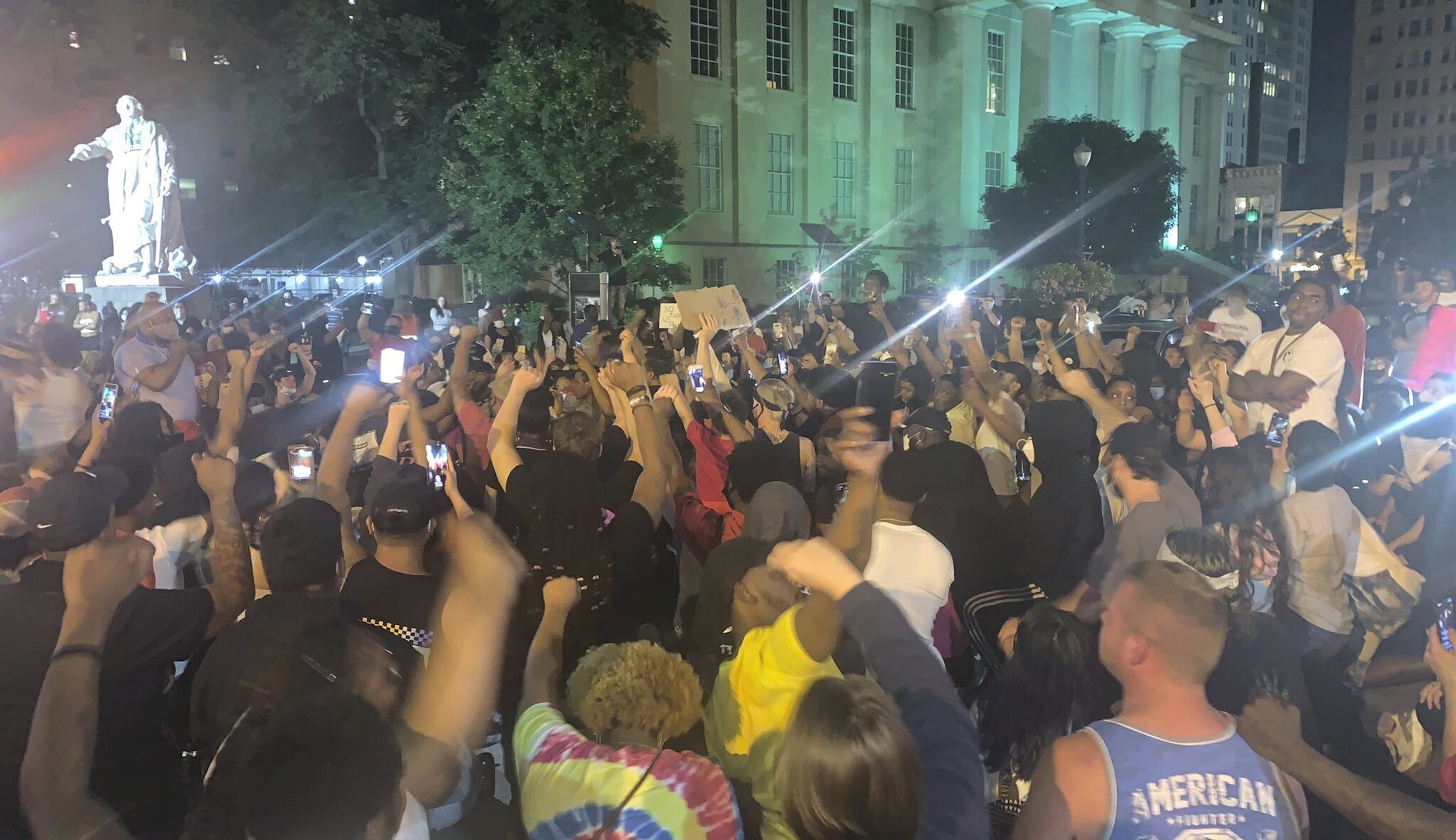 Seven people shot at protest in Louisville