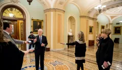 McConnell: Pelosi ‘headed off to Europe’ in midst of debt crisis