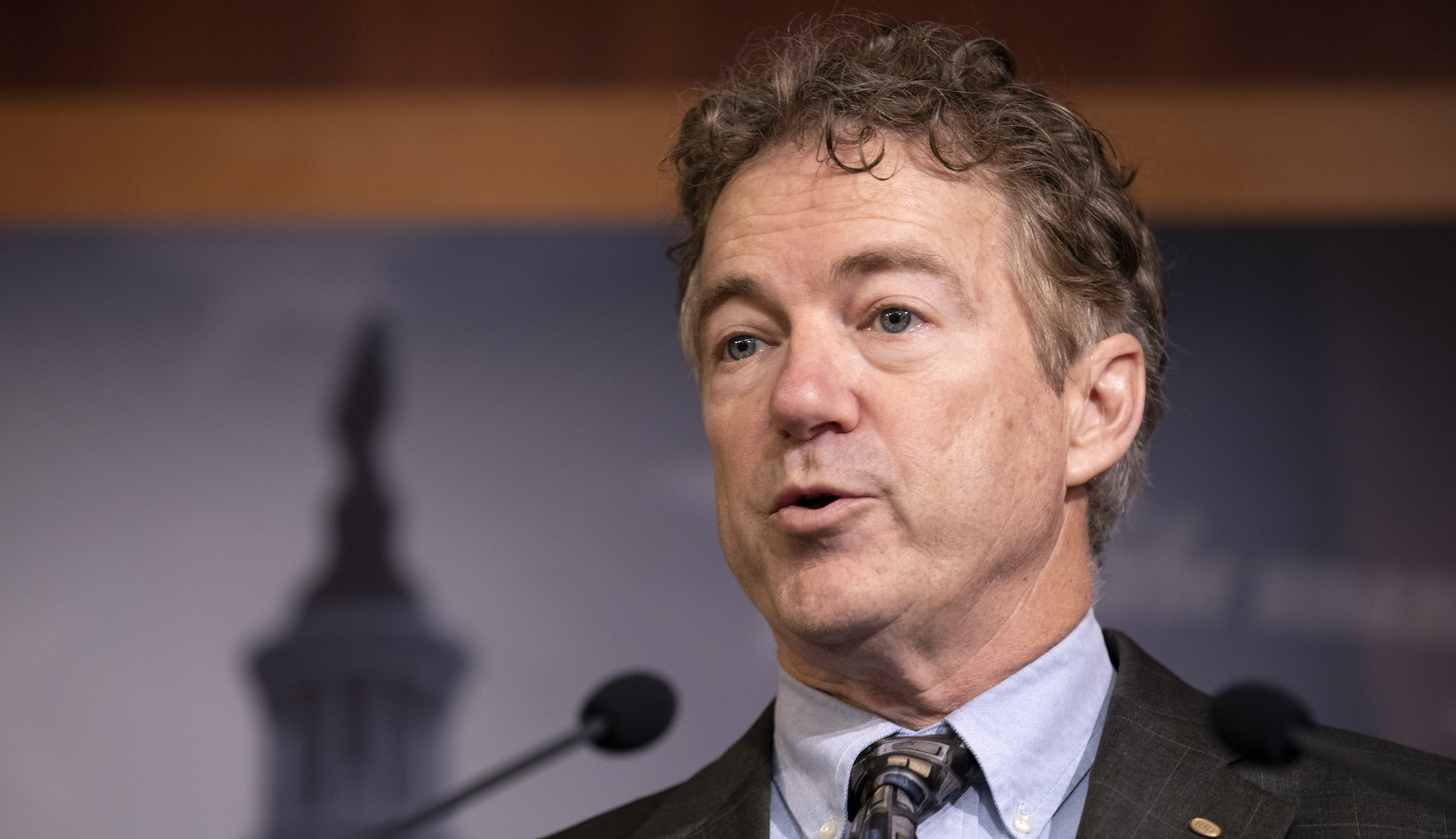 Rand Paul reads rejected impeachment question naming alleged whistleblower on Senate floor