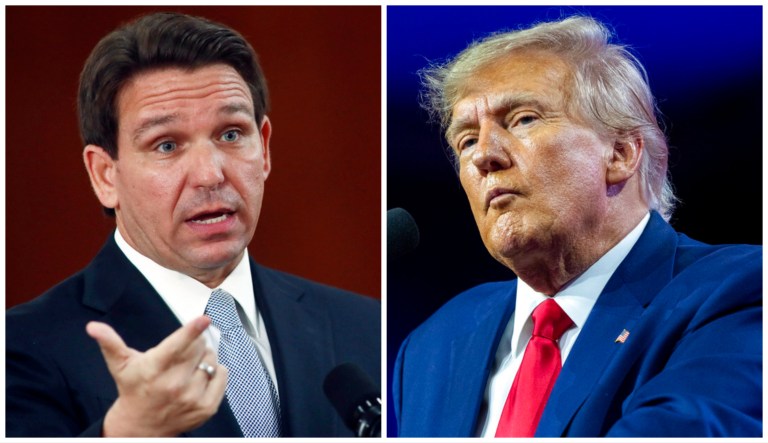 Anti-abortion groups show early support for DeSantis over Trump in 2024 race