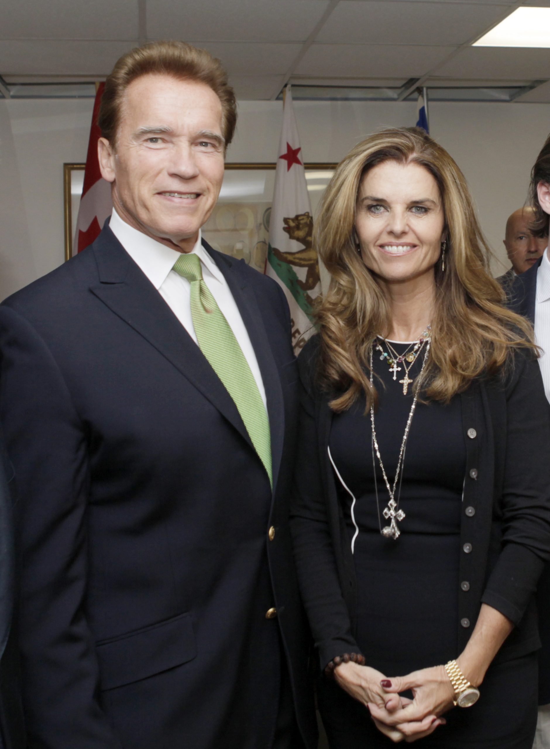 Arnold Schwarzenegger, Jean Charest, Maria Shriver, Antoine Charest