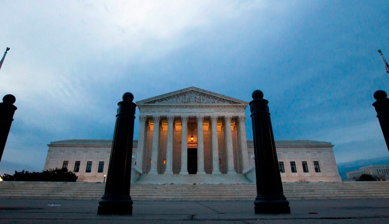 The Supreme Court is staying out of a case that involves former Blackwater security contractors convicted in the 2007 slayings of 14 Iraqi civilians at a crowded traffic circle in Baghdad.  