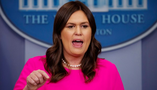 Sarah Sanders: White House leakers should be fired