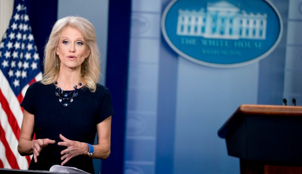 Kellyanne Conway says if Obama had a mole on the Trump campaign team, it was before she joined