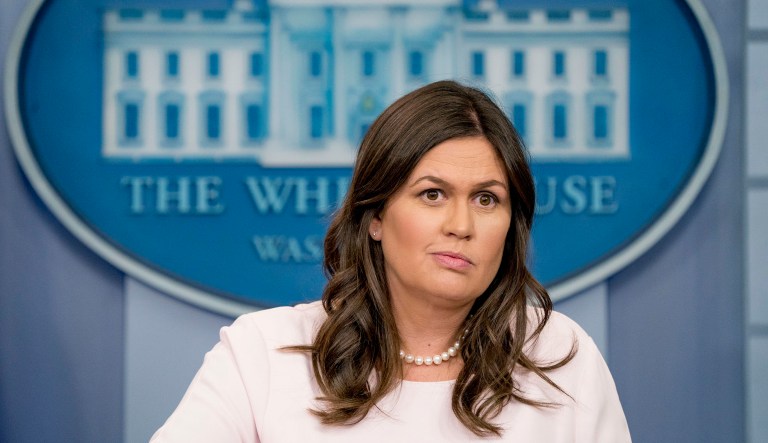 White House reporters left fuming after Sarah Sanders cuts them off