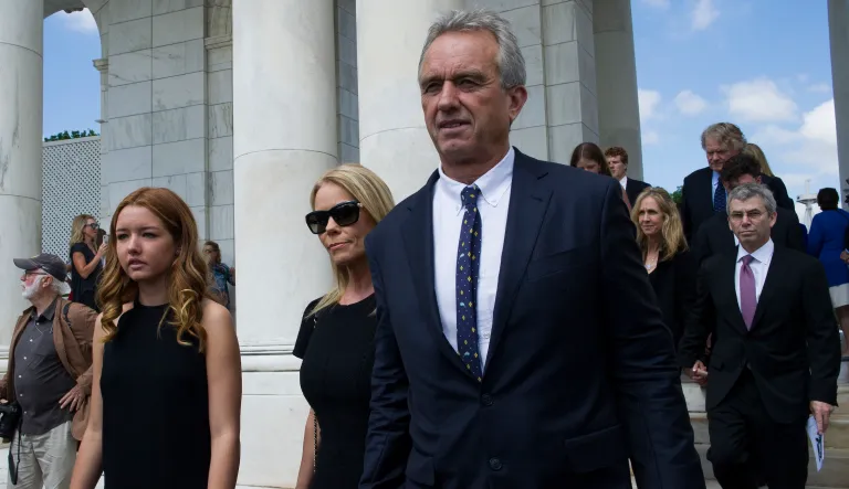 White House press secretary Karine Jean-Pierre subtly denounced Monday comments made by Robert Kennedy Jr., a rising challenger to President Joe Biden's reelection efforts.