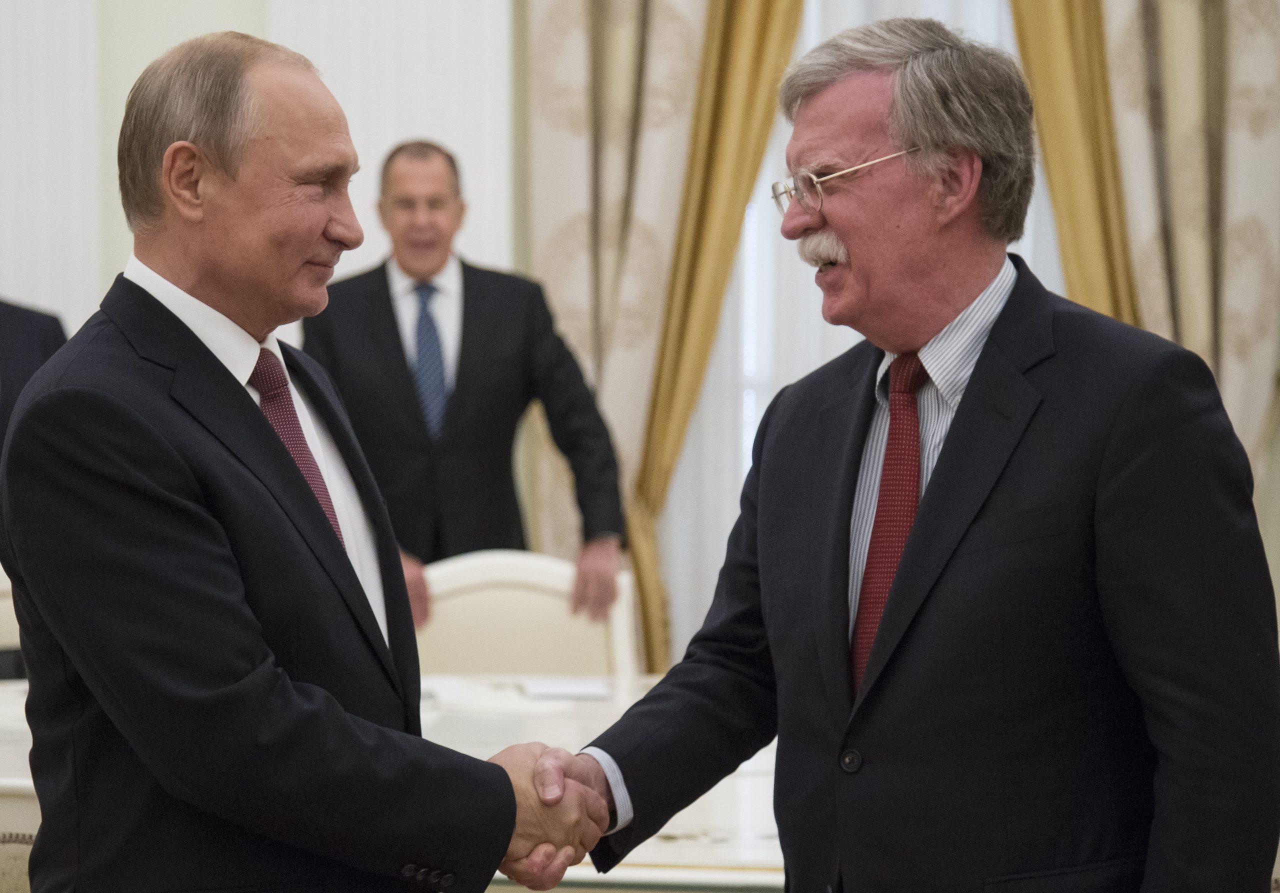 Vladimir Putin tells John Bolton: US to blame for bad relationship
