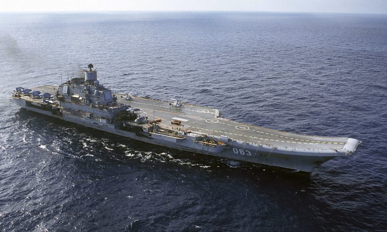 Russia’s sole aircraft carrier and naval flagship catches fire amid repair work