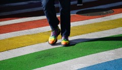 Florida man charged after alleged burnout over Pride street intersection