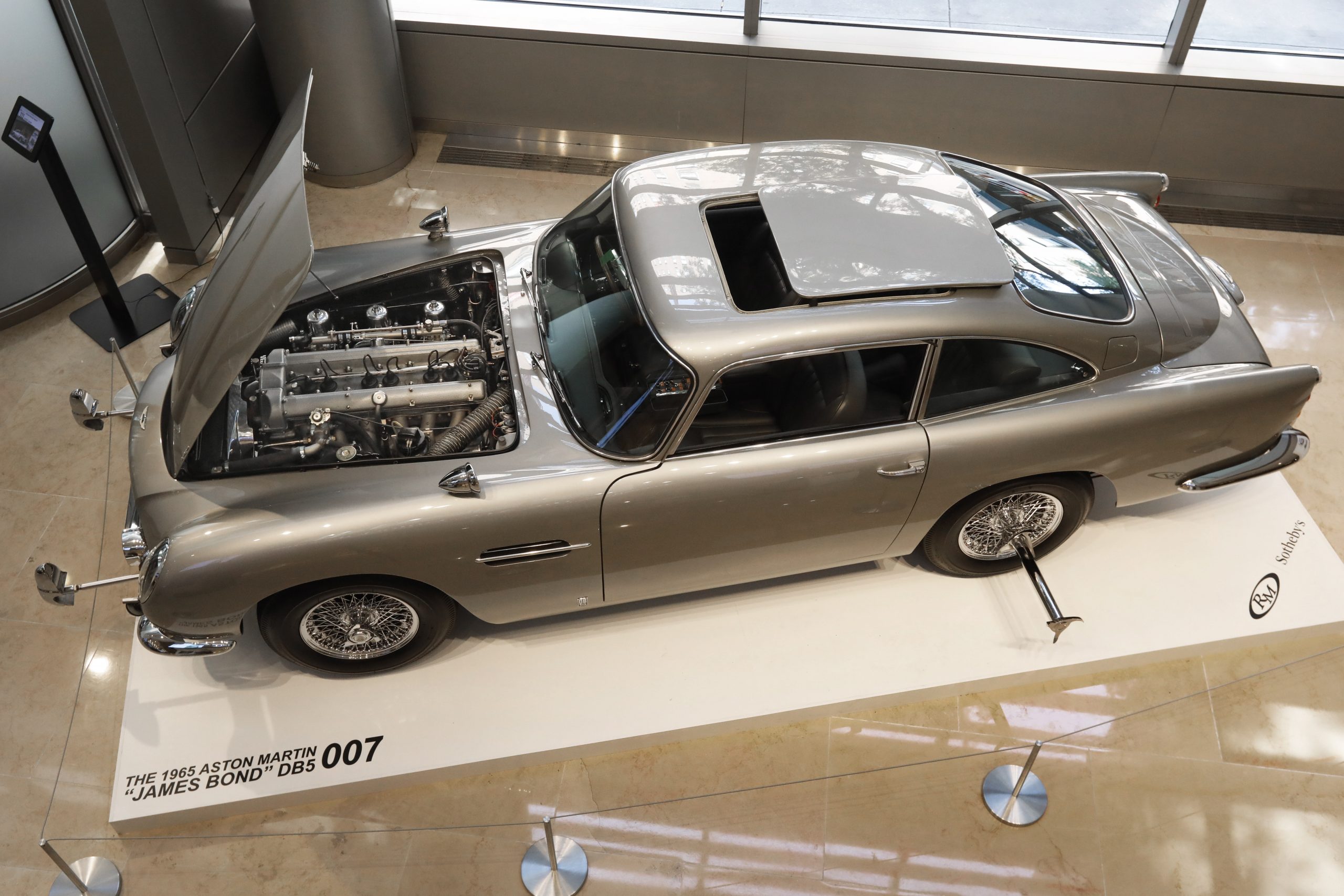James Bond’s iconic Aston Martin DB5 stunt car to hit auction block