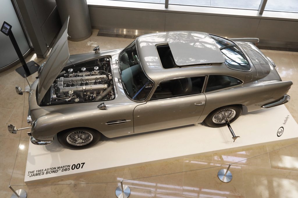 James Bond’s iconic Aston Martin DB5 stunt car to hit auction block