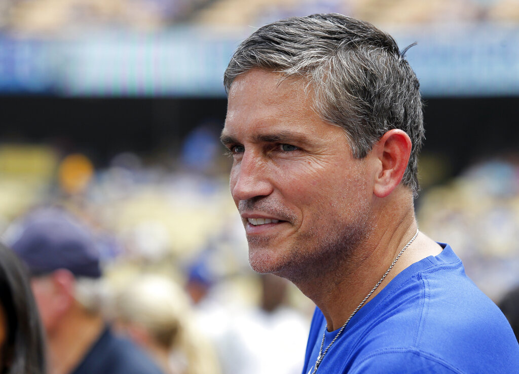 Actor Jim Caviezel appears at QAnon-adjacent conference and channels Braveheart in speech